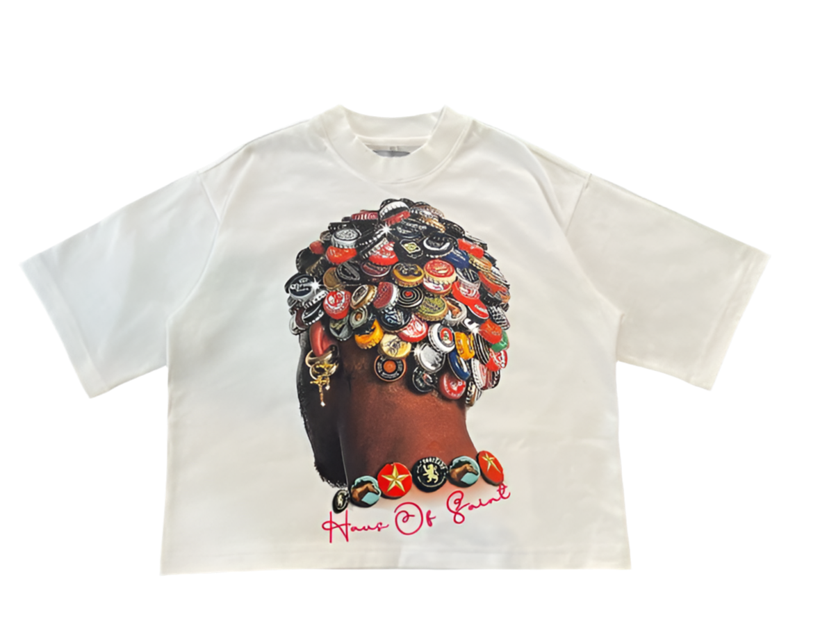 Cropped Bottle Cap Tee Haus Of Saint Clothing