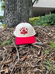 H O S Hat Red/Cream