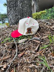 H O S Hat Red/Cream