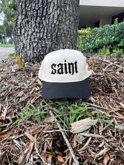 SAINT Hat Cream/Black