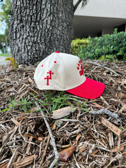 H O S Hat Red/Cream